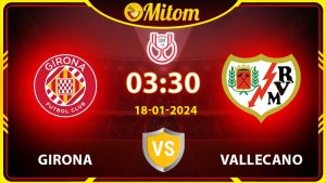 Nhận định Girona vs Vallecano 03h30 18/01/2024 Copa del Rey