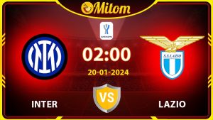 Nhận định Inter vs Lazio 02h00 20/01/2024 Siêu cúp Italia