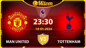 Nhận định MU vs Tottenham 23h30 14/01/2024 Ngoại hạng Anh