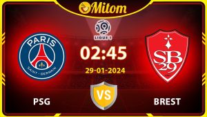 Nhận định PSG vs Brest 02h45 29/01/2024 Ligue 1