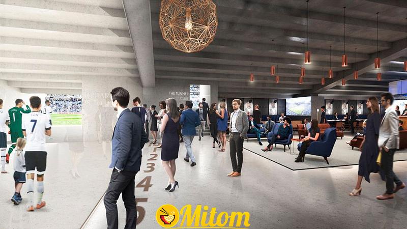 Sân vận động Tottenham Hotspur có một ngôn ngữ vô cùng hiện đại với nhiều điểm nổi bật