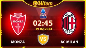 Nhận định Monza vs AC Milan 02h45 19/02/2024 Serie A