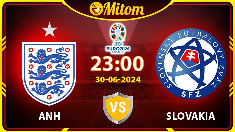 Nhận định Anh vs Slovakia 23h00 30/06/2024 VCK EURO