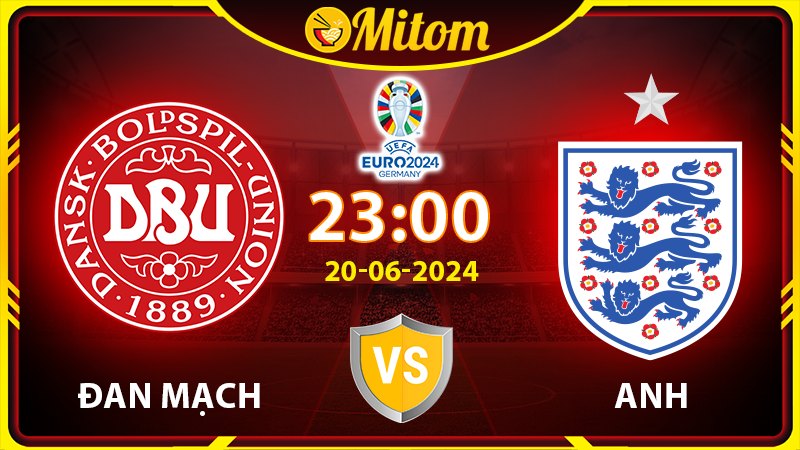 Nhận định Đan Mạch vs Anh 23h00 20/06/2024 VCK EURO