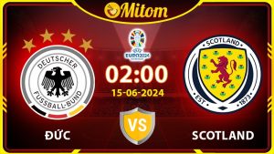 Nhận định Đức vs Scotland 02h00 15/06/2024 VCK EURO