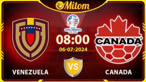 Nhận định Venezuela vs Canada 08h00 06/07/2024 Copa America