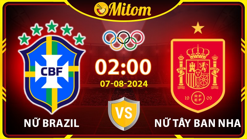 Nhận định Nữ Brazil vs Nữ Tây Ban Nha 2h 7/8/2024 Olympic